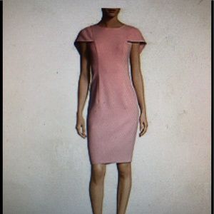 Black Halo sheath dress. Size 14. Color:ice pink.